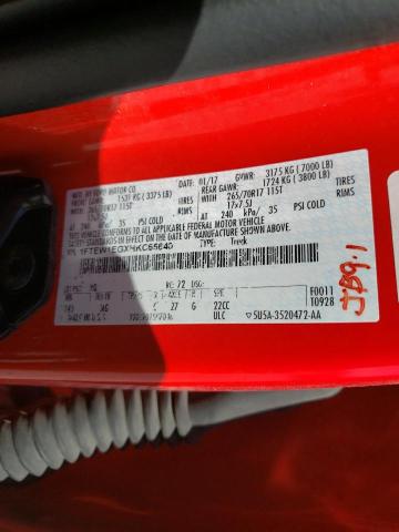 1FTEW1EGXHKC65640 Ford F150 Super 2017. Фото: 9