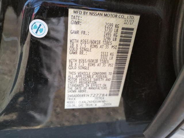 2018 NISSAN FRONTIER S 1N6AD0ER9JN727784