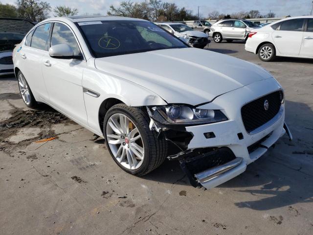 Salvage cars for sale from Copart Wilmer, TX: 2017 Jaguar XF Prestige