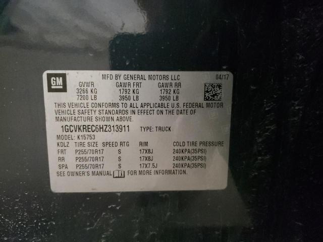 2017 CHEVROLET SILVERADO 1GCVKREC6HZ313911
