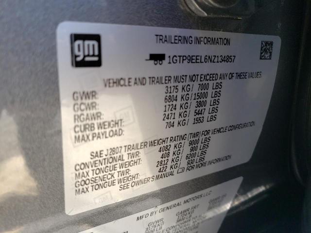 2022 GMC SIERRA LIM 1GTP9EEL6NZ134857