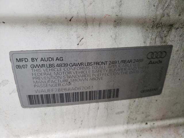 WAUEF78E68A067041 Audi A4 S-Line 2008. Фото: 9