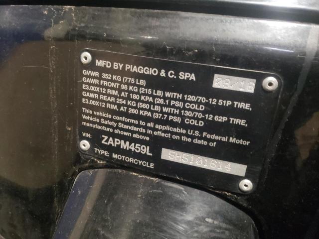 2017 VESPA GTS 300 SU ZAPM459L5H5101614