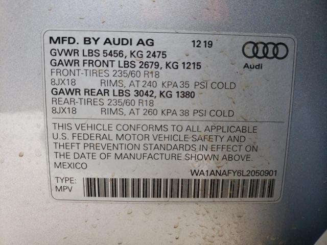 2020 AUDI Q5 PREMIUM - WA1ANAFY6L2050901
