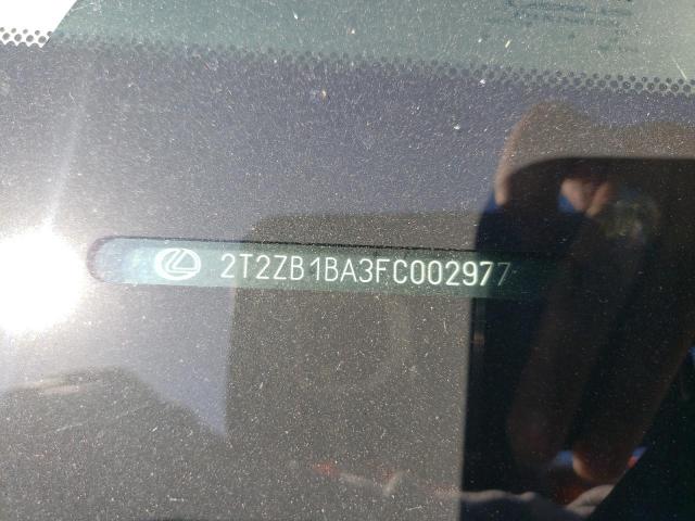 2015 LEXUS RX 450H 2T2ZB1BA3FC002977