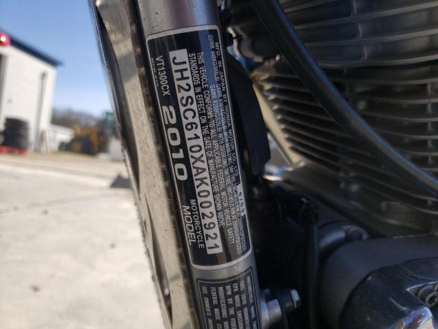 2010 HONDA VT1300 CX JH2SC610XAK002921