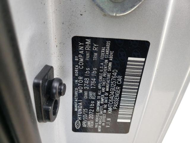 KMHTC6AD4GU257640 Hyundai Veloster 2016. Фото: 9