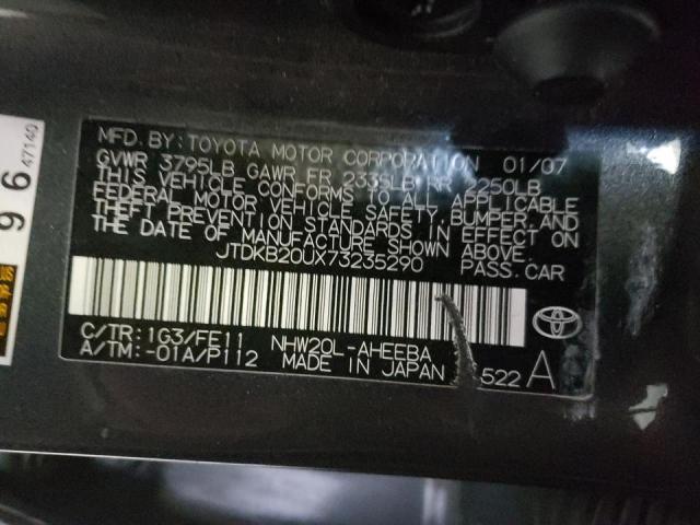 JTDKB20UX73235290 Toyota Prius 2007. Фото: 9