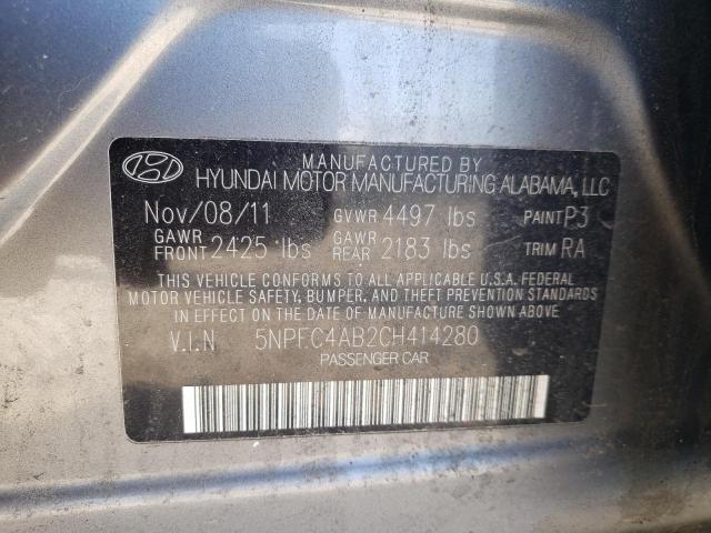 5NPEC4AB2CH414280 Hyundai Sonata Se 2012. Фото: 9