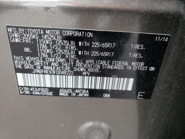 JTMZFREV3FD048222 Toyota Rav4 Le 2015. Фото: 9