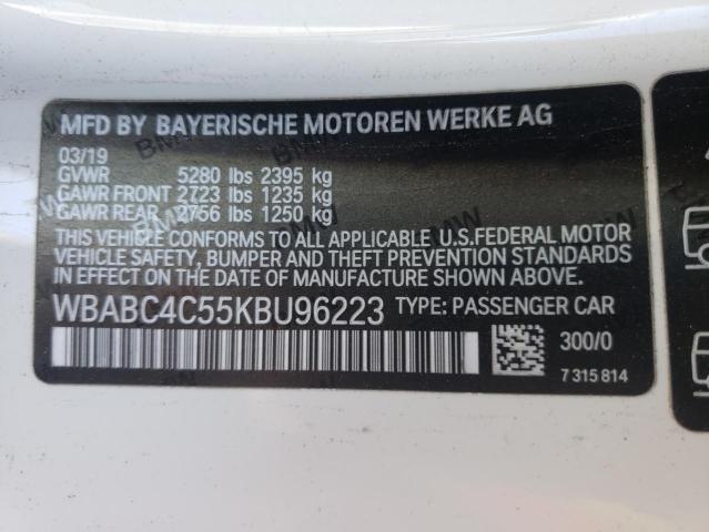 2019 BMW M850XI WBABC4C55KBU96223