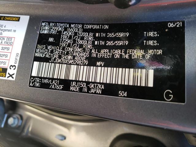 2021 LEXUS GX 460 LUX JTJGM7BX5M5298279