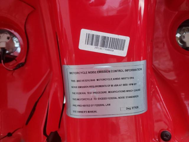 2003 VESPA C161C ZAPC16C1735006658