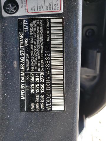 2018 MERCEDES-BENZ E 63 AMG-S WDDZF8KB9JA388821