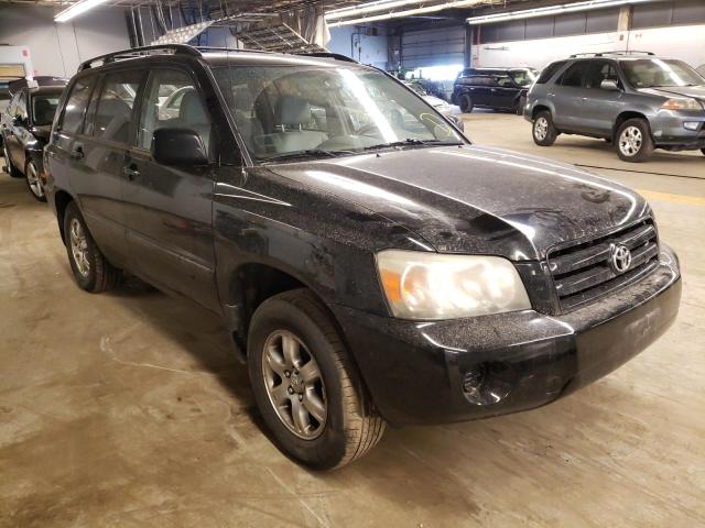 Salvage cars for sale from Copart Wheeling, IL: 2006 Toyota Highlander