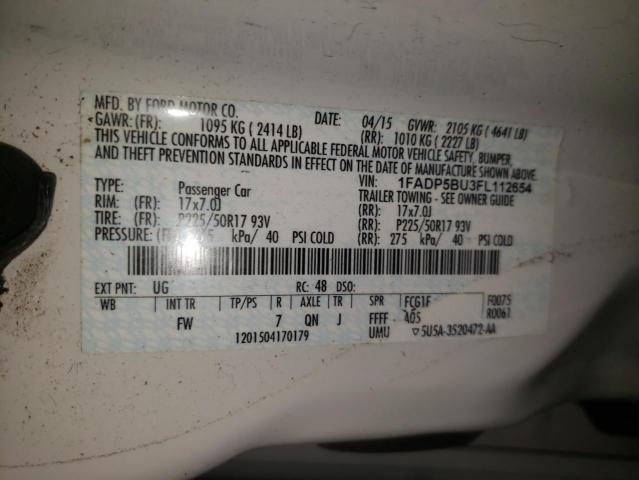 1FADP5BU3FL112654 Ford C-Max Sel 2015. Фото: 9