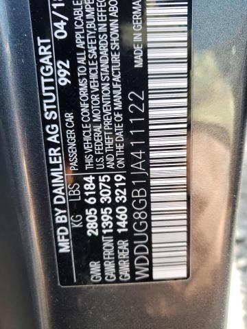 2018 MERCEDES-BENZ S 560 4MAT WDDUG8GB1JA411122