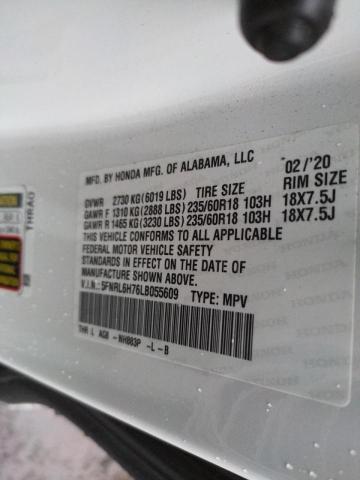 5FNRL6H76LB055609 Honda Odyssey Ex 2020. Фото: 9