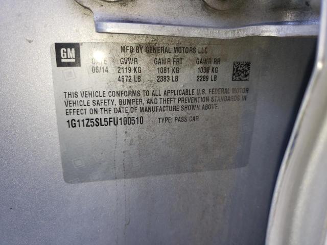 2015 CHEVROLET IMPALA LS 1G11Z5SL5FU100510