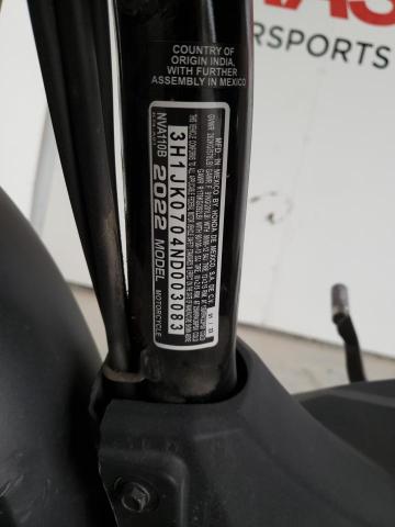 2022 HONDA NVA110 B 3H1JK0704ND003083