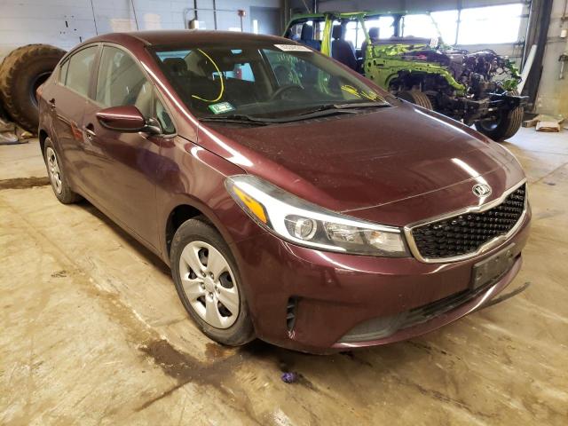 Salvage cars for sale from Copart Wheeling, IL: 2018 KIA Forte LX