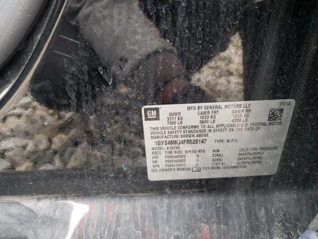 1GYS4MKJ4FR528147 Cadillac Escalade L 2015. Фото: 9