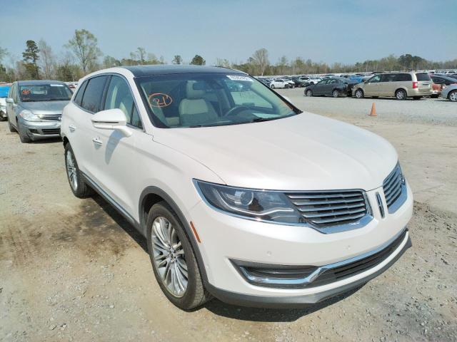 Salvage cars for sale at Lumberton, NC auction: 2018 Lincoln MKX Reserv