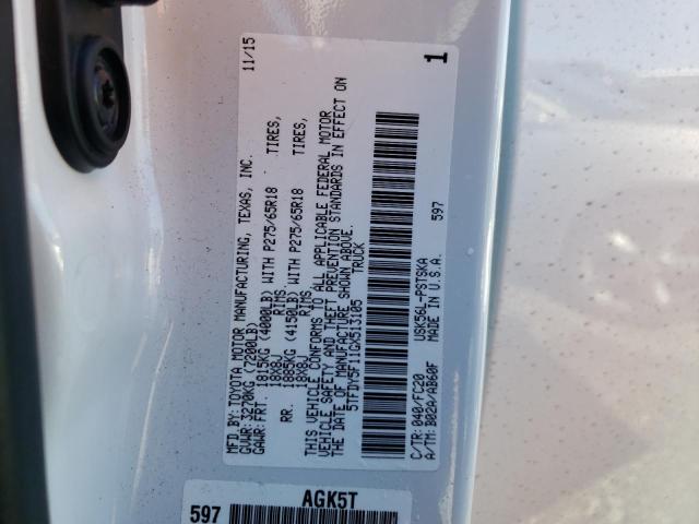 5TFDY5F11GX513105 Toyota Tundra Cre 2016. Фото: 9