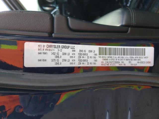 1C4RJFAG7CC268694 Jeep Grand Cher 2012. Фото: 9