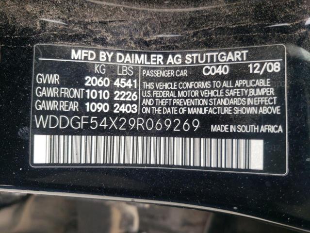 WDDGF54X29R069269 Mercedes-Benz C 300 2009. Фото: 9