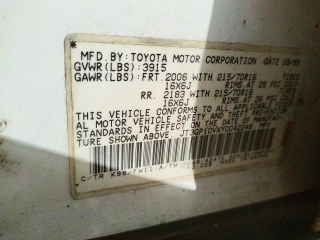 Фото: JT3GP10VXY0042249 - 10