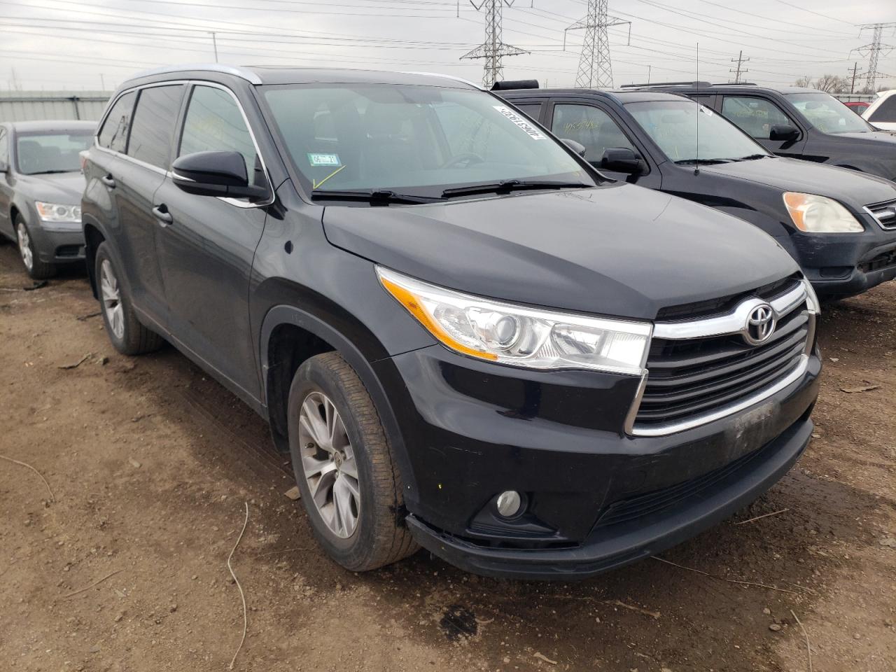 2014 Toyota Highlander Xle VIN: 5TDJKRFH4ES044099 Lot: 40631932