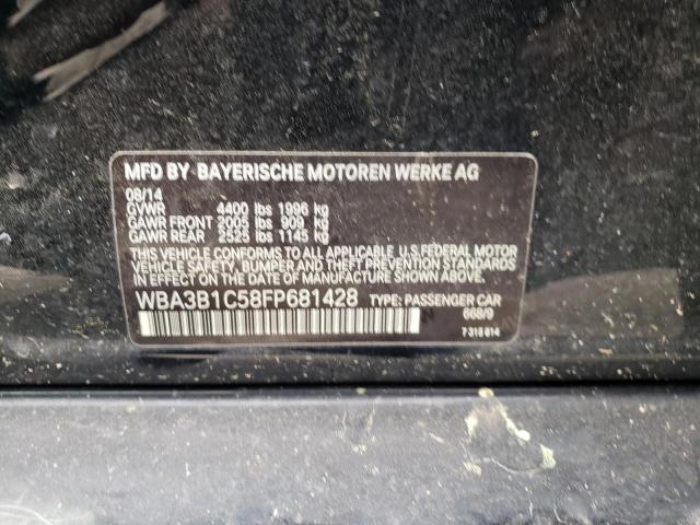 2015 BMW 328I WBA3B1C58FP681428