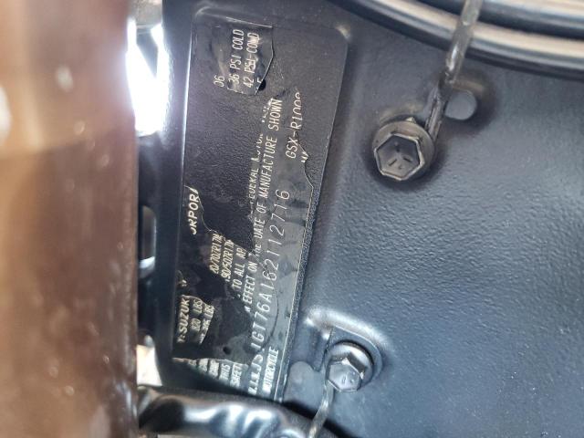 2006 SUZUKI GSX-R1000 JS1GT76A162112716