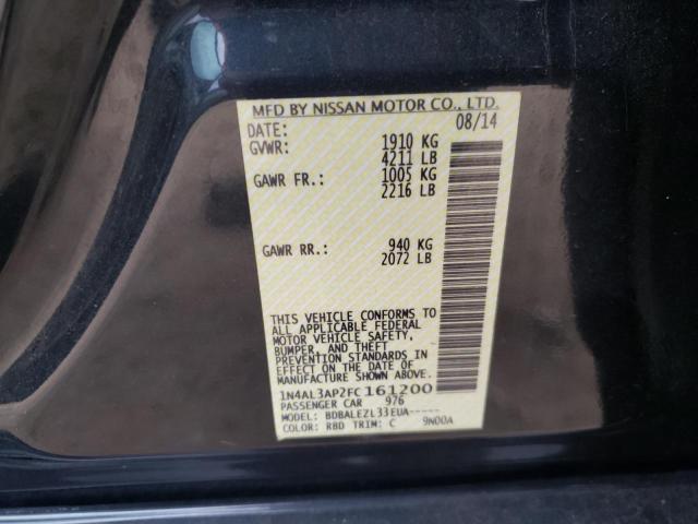 2015 NISSAN ALTIMA 2.5 1N4AL3AP2FC161200
