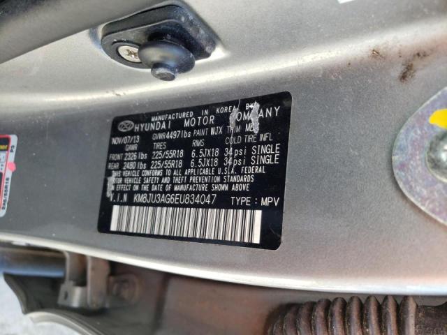 KM8JU3AG6EU834047 Hyundai Tucson Gls 2014. Фото: 9