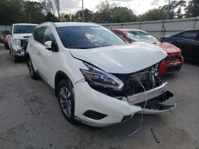 Salvage cars for sale from Copart Savannah, GA: 2018 Nissan Murano S