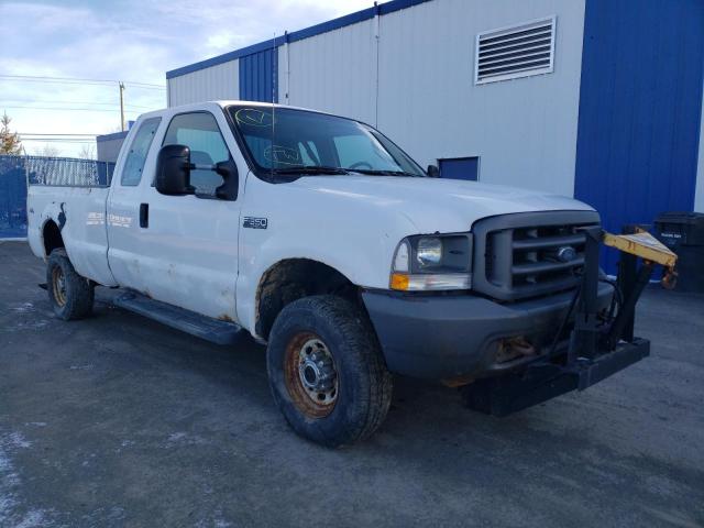 Salvage cars for sale from Copart Moncton, NB: 2003 Ford F350 SRW S