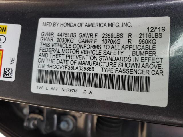 2020 HONDA ACCORD SPO 1HGCV1F35LA039866