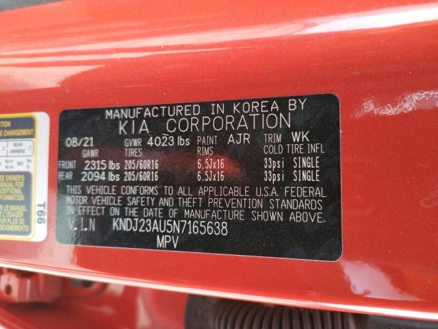 2022 KIA SOUL LX KNDJ23AU5N7165638