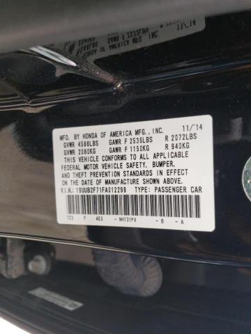 2015 ACURA TLX ADVANC 19UUB2F71FA012299