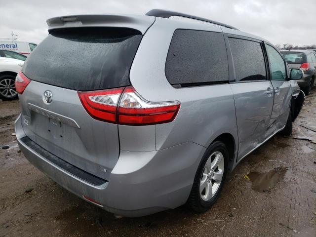 5TDKZ3DC1HS824697 Toyota Sienna Le 2017. Фото: 3