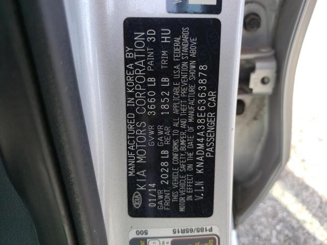 KNADM4A38E6363878 Kia Rio Lx 2014. Фото: 9