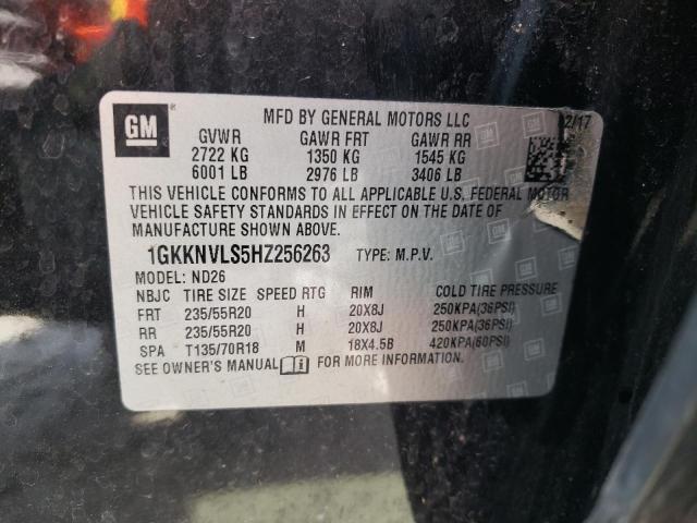 2017 GMC ACADIA ALL 1GKKNVLS5HZ256263