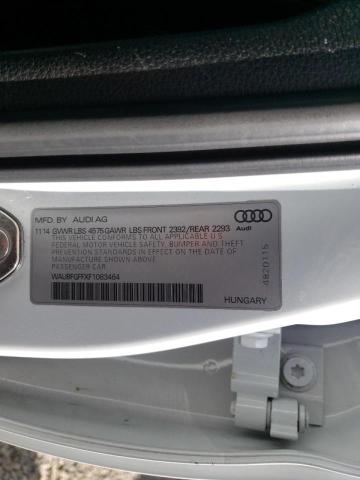 2015 AUDI A3 WAUBFGFFXF1083464