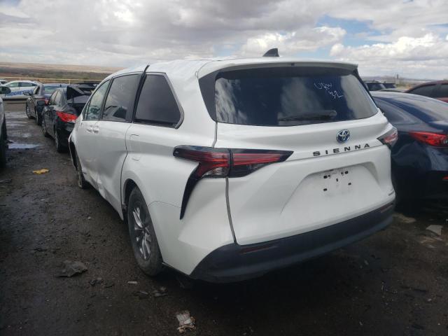 5TDKRKECXMS027058 Toyota Sienna Le 2021. Фото: 2