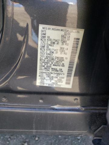 1N6AA07A26N548025 Nissan Titan Xe 2006. Фото: 9