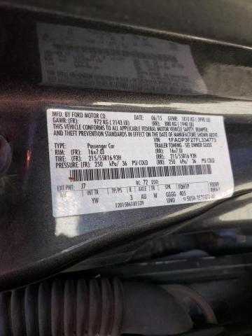 2015 FORD FOCUS SE 1FADP3F27FL334773