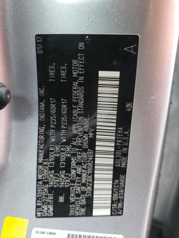 5TDKZ3DC1HS824697 Toyota Sienna Le 2017. Фото: 9