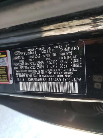 KM8SR4HF6FU115469 Hyundai Santa Fe G 2015. Фото: 9